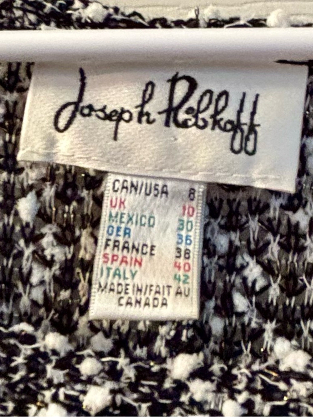Joseph Ribkoff Sweater Subcategory Identification